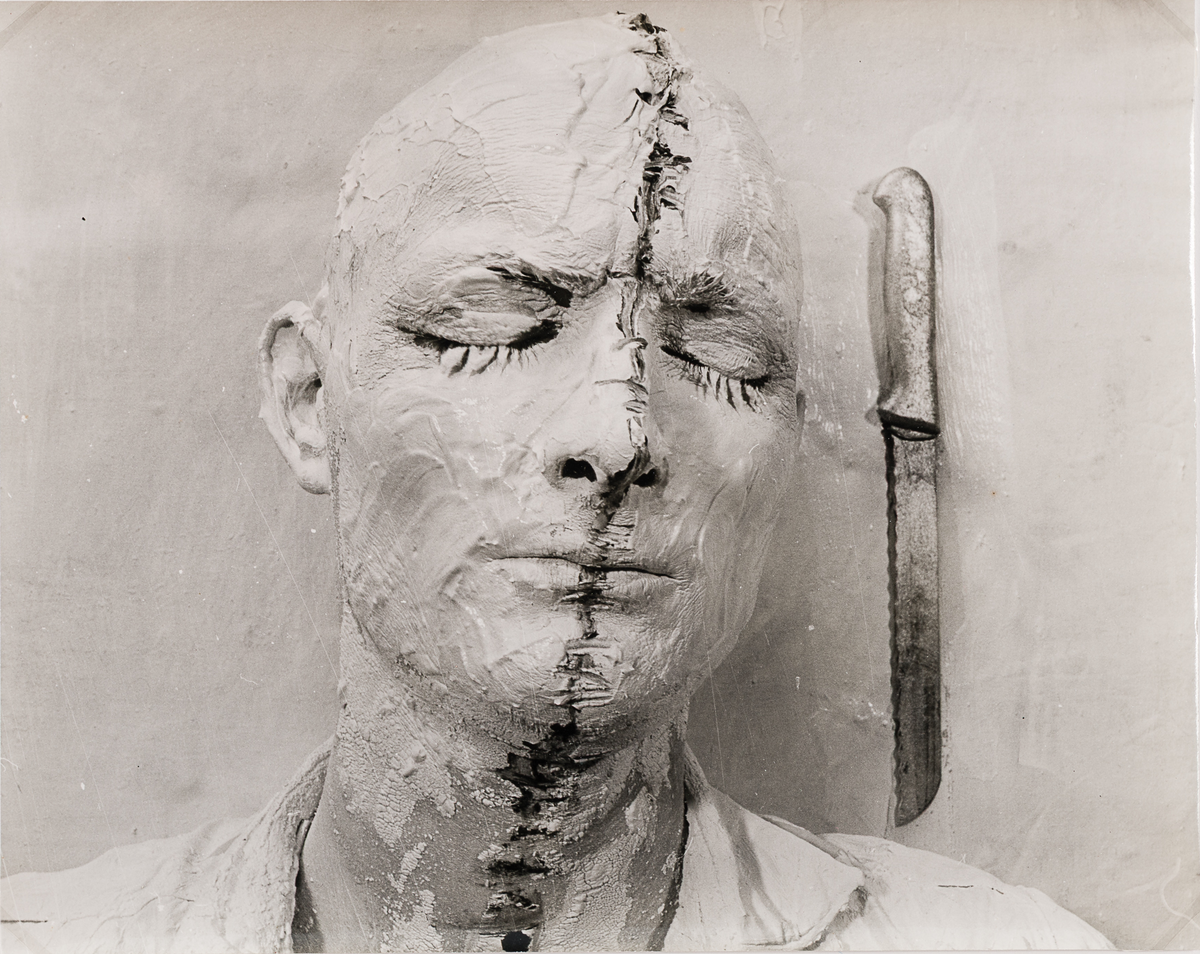 Selbstbemalung I, Kopfbemalung